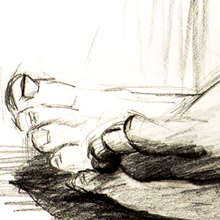 Feet - drawing
