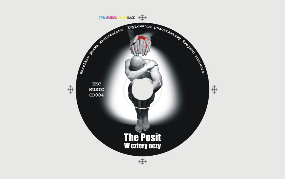 The Posit - nadruk na płycie